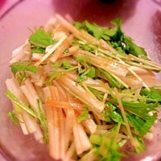 おいしい☆柚胡椒の大根サラダ